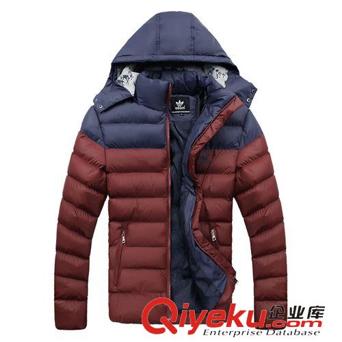 運動棉衣 冬裝新款男羽絨棉服保暖防寒服休閑連帽外套運動棉衣男 1801#原始圖片2