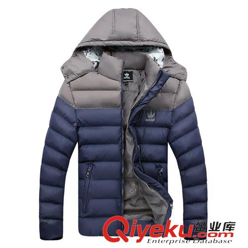 運動棉衣 冬裝新款男羽絨棉服保暖防寒服休閑連帽外套運動棉衣男 1801#原始圖片3