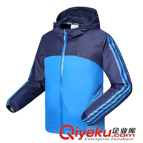 運動單衣 批發供應春秋 時尚潮男士休閑運動戶外風衣薄夾克外套 79762#原始圖片2