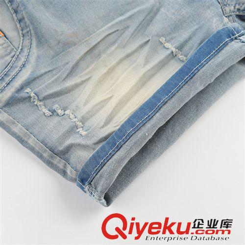{zx1}上架 夏款 韓版精品童裝 男童水洗磨白軟牛仔短褲兒童 短褲現(xiàn)貨批發(fā)原始圖片3