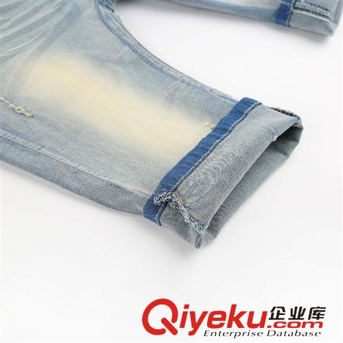 {zx1}上架 【新品快訂】夏季中大童磨舊牛仔褲6-12歲男童炫酷韓版兒童褲批發(fā)原始圖片3