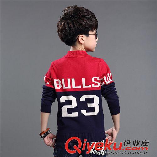 2015春季專場 2015春季韓版男童毛衣一件代發(fā)全棉毛衣中大童長袖毛衣廠家直銷原始圖片2
