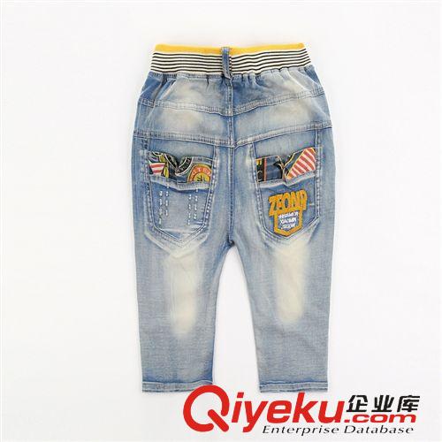 精選熱賣(mài)專(zhuān)輯 男童哈倫褲夏季新品韓版童褲小學(xué)生牛仔褲男童七分牛仔褲廠家直銷(xiāo)