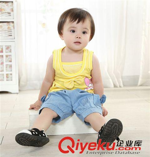 熱賣推薦 2015 新品夏裝  時尚  可愛童套裝  0201