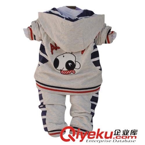 男童 20154 春季 新品 全棉 奧代爾 小狗三件套 0150原始圖片3