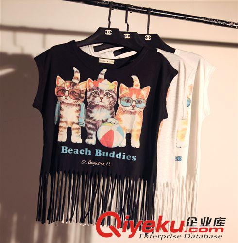 xscx區(qū) 歐洲站2015琉花同款重工{dj2}時(shí)尚g(shù)d蝴蝶刺繡上衣新短袖雪紡衫