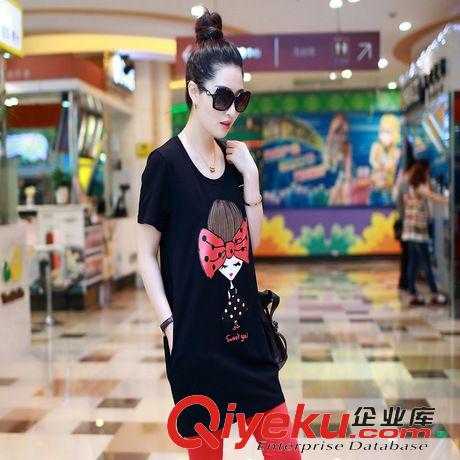 大碼女裝 2015夏裝新款上衣休閑百搭T恤修身顯瘦女裝純棉短袖T恤打底衫