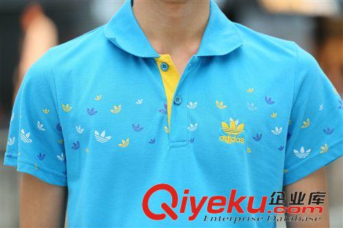 夏裝短袖T恤 2015夏季男式純棉運動短袖T恤男 夏天潮男大碼立領半袖體恤衫