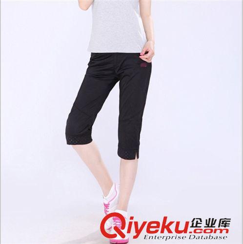 褲子 夏季女士運動短褲7分褲吸汗透氣薄款七分褲女款時尚修身七分褲