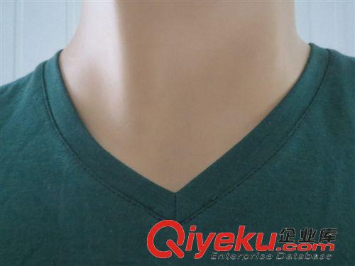 夏季供應(yīng)產(chǎn)品 2014韓版潮流修身V領(lǐng)莫代爾男式t恤