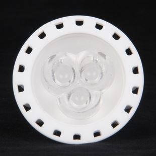 LED陶瓷外殼 【廠家直銷】3W4W GU1O射燈外殼套件 LED陶瓷套件 95瓷射燈