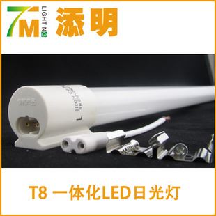 LED T8日光燈管 廠家直銷 新款LED一體化T8燈管 飛利浦同款 全塑日光燈管冷柜燈