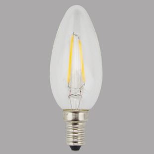 LED尖泡/拉尾泡 新款熱銷 3W 300lm 玻璃材質(zhì) LED燈絲燈泡  LED燈絲燈具原始圖片2