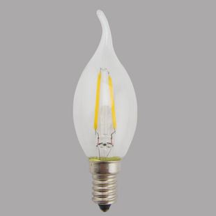LED尖泡/拉尾泡 新款熱銷 3W 300lm 玻璃材質(zhì) LED燈絲燈泡  LED燈絲燈具原始圖片3