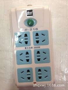 德智不帶線插座 可邦KB-216 無線插座 雙排 電腦專用插座 大功率插板