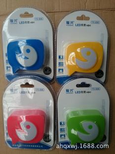 雁興柯麗雅小夜燈 批發(fā)zp 際美JM-896 小夜燈 地?cái)偀?吸塑包裝 光控小夜燈原始圖片2