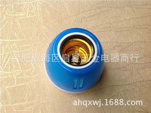 奇興佳雅燈頭燈座 批發(fā) 奇新302燈座 豪華外殼裝飾螺口平燈座 E27燈座 LED專用燈座原始圖片2