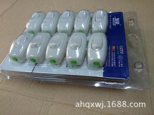 手捏開關 吸卡裝 燦航-703床頭隨手開關 批發家用開關 手按式開關 PS塑料原始圖片3