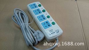 德智帶線插座 批發德智DZ-612 安全插座 帶線插座 移動電源轉換器 大功率插排原始圖片3