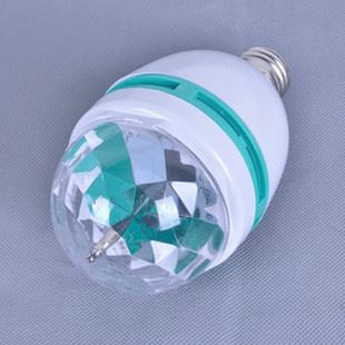 未分類 E27 3W led七彩旋轉(zhuǎn)彩色球泡燈KTV彩燈 激光燈RGB七彩節(jié)能燈泡