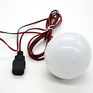 LED低壓燈泡 led燈泡 塑料球泡燈 節能燈 電瓶車接口 地攤燈 夜市燈 廠家直銷原始圖片2
