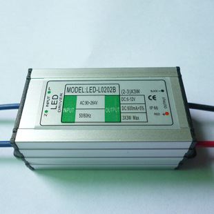 LED鋁殼防水電源 廠家直銷10W3串3并600ma投光燈筒燈集成防水驅動電源0.75W系列