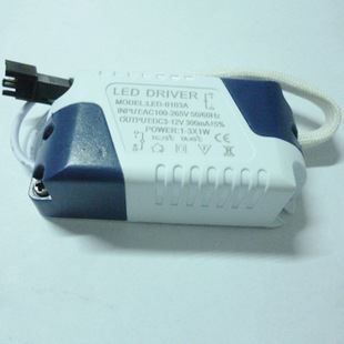 LED塑料外置電源 9W12WLED塑料殼天花燈筒燈驅(qū)動電源LED面板燈外置驅(qū)動電源