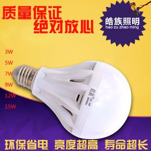 經(jīng)濟(jì)型 led燈泡 皓族球泡燈7w廠家直銷塑料型高亮度家用節(jié)能球泡燈批發(fā)