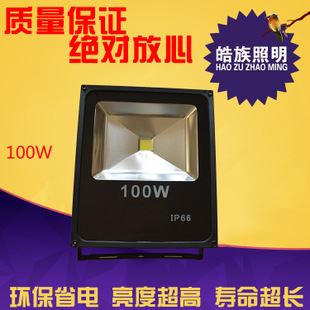 LED投光灯 新款投光灯 专业led厂家供应户外广告照明泛光灯投光灯足100W