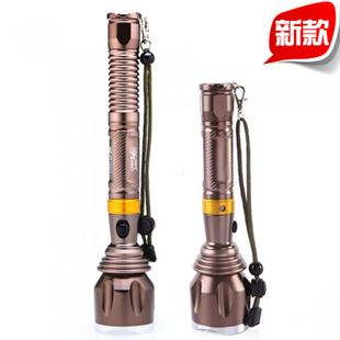 強(qiáng)光手電 LED CREE T6 無調(diào)焦 鋁合金 強(qiáng)光手電筒 T6 兩節(jié)18650