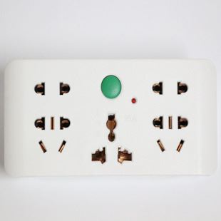 樂凱插座 轉(zhuǎn)五 16A大功率擴(kuò)展便攜旅行賓館 電源接線板轉(zhuǎn)換插座原始圖片2