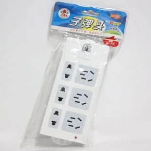 無線 子彈頭TS-041無線插座 6插位 電源轉(zhuǎn)換器 接線板 插排原始圖片2