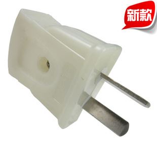 插頭 閣美兩插頭兩極電源插頭質(zhì)量保證 高級 防阻燃材料廠家直銷