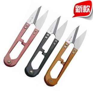 剪刀 u型剪 張小泉紗剪TB-448 彈簧剪刀 十字繡服裝專用 U型剪 高碳線頭剪家原始圖片2