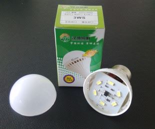 LED塑料球泡B款 LED球泡燈 3W塑料球泡節(jié)能燈泡 E27B22家用LED照明