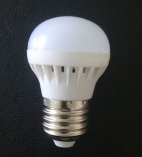 LED塑料球泡C款 廠家直銷3W LED球泡燈經濟塑料款E27B22室內照明