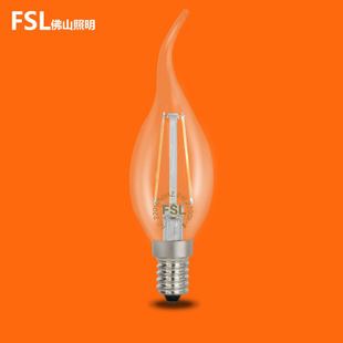 佛山照明尖泡/拉尾泡 FSL佛山照明led蠟燭燈 e14全周光LED尖泡 室內(nèi)照明LED拉尾燈泡