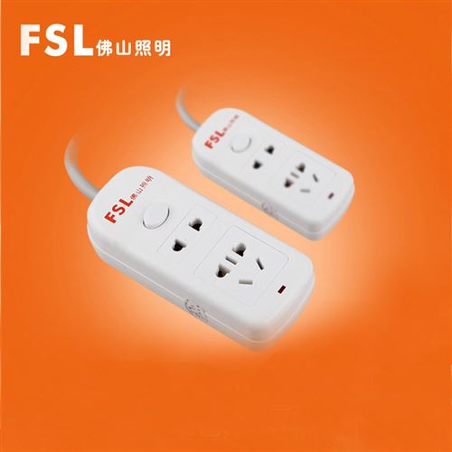 排插 fsl佛山照明多面插座大功率電源插板電腦接線排插接線板zp批發(fā)