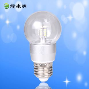 熱銷新品 綠康明 LED球泡燈3w 新款出售 廠家批發 火熱銷售 節能環保無屏閃原始圖片3