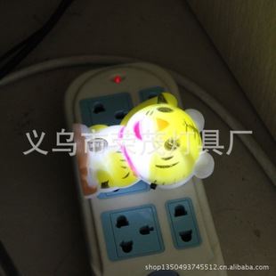 LED卡通插電小夜燈 廠家直銷 led招財(cái)虎節(jié)能創(chuàng)意插電卡通小夜燈 LED燈床頭燈 批發(fā)