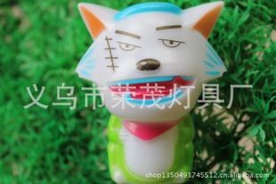 LED卡通插電小夜燈 廠家直銷(xiāo)灰太狼創(chuàng)意插電插頭小夜燈LED燈床頭小夜燈壁批發(fā)
