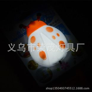 LED白光小夜燈 led小夜燈創(chuàng)意插電節(jié)能甲殼蟲(chóng)帶開(kāi)關(guān)小夜燈禮品燈床頭寶寶燈批發(fā)