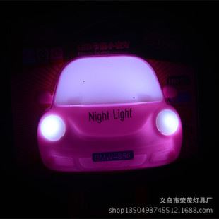 LED白光小夜燈 新奇特led帶開關(guān)小夜燈汽車造型 節(jié)能創(chuàng)意插電小夜燈 廠家批發(fā)