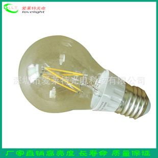 LED球泡 廠家直銷 三色LED燈絲球 人體感應球泡燈 led新款塑料球泡燈