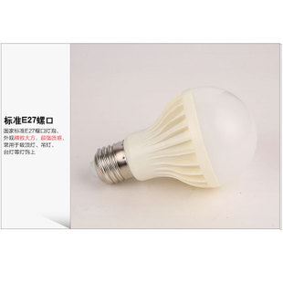 tj熱銷 led球泡燈 塑料球泡燈 led節能燈泡3w led燈泡E27/E14螺口B22卡口