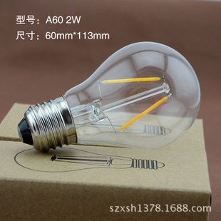 裝飾燈泡/復古/LED 超亮E27愛迪生LED燈泡燈絲復古創(chuàng)意個性節(jié)能裝飾白熾光源 G80 6W