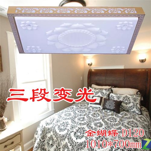 達(dá)祥之光 LED吸頂燈三段可調(diào)光調(diào)色溫LED燈具客廳臥室圓吸頂燈金蝴蝶D120原始圖片2