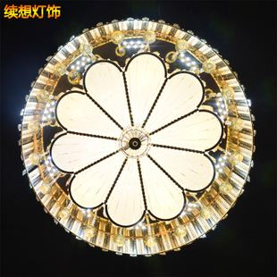 新品發(fā)布 水晶圓形吸頂 新款led吸頂燈批發(fā) 客廳燈具燈飾批發(fā) 古鎮(zhèn)廠家批發(fā)