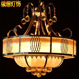 小吊燈 續(xù)想 新款S金水晶餐吊燈酒店工程吊燈客廳水晶吊燈仿中式吊燈批發(fā)原始圖片2