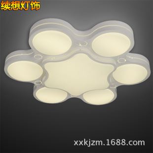 現代簡約系列 續想 現代簡約無極調光led吸頂燈 吸頂燈led圓形 古鎮燈飾批發原始圖片2